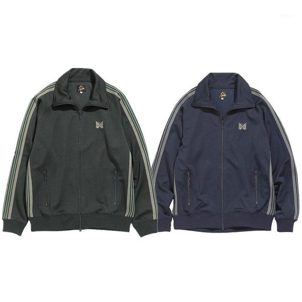 men's jackets fashion green ribbon needles men 1:1 quality butterfly embroidery zipper awge jacket women outerwear coats, Black;brown
men's jackets fashion green ribbon needles men 1:1 quality butterfly embroidery zipper awge jacket women outerwear coats, Black;brown