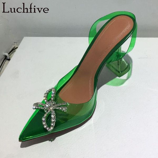 sandals rhinestones bowtie pvc clear shoes woman strange heels slingbacks green pointy toe sapatos feminina iynq, Black
sandals rhinestones bowtie pvc clear shoes woman strange heels slingbacks green pointy toe sapatos feminina iynq, Black