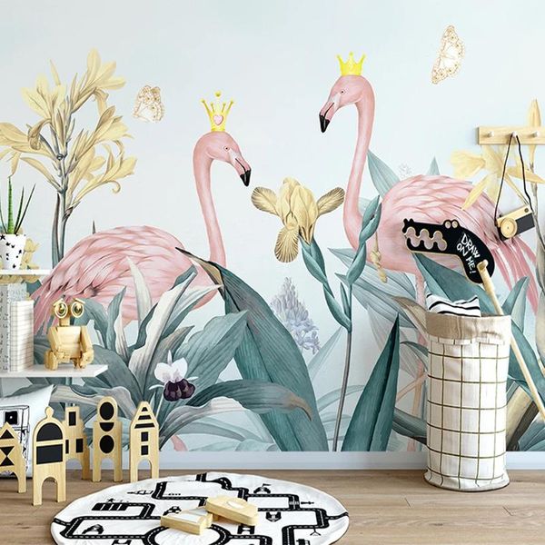 wallpapers custom self-adhesive wallpaper 3d tropical plant banana leaf flamingo po wall mural living room tv sofa bedroom stickers
wallpapers custom self-adhesive wallpaper 3d tropical plant banana leaf flamingo po wall mural living room tv sofa bedroom stickers