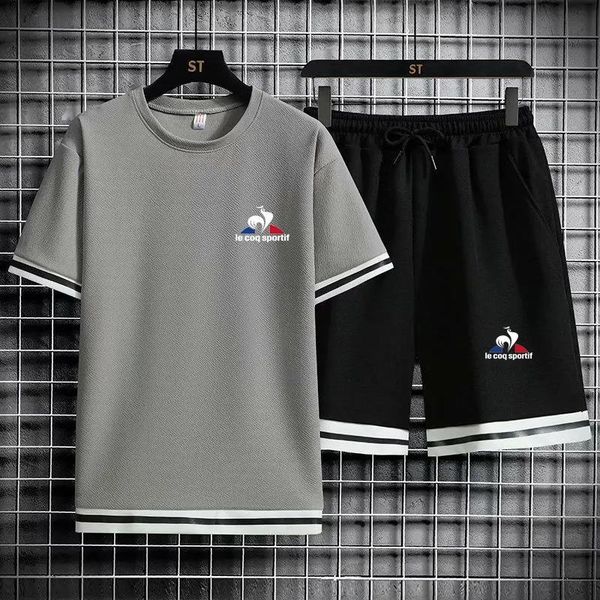 running sets brand sportswear men's short-sleeved shirt + shorts fashion casual breathable suit cotton t-shirt rooster, Black;blue
running sets brand sportswear men's short-sleeved shirt + shorts fashion casual breathable suit cotton t-shirt rooster, Black;blue