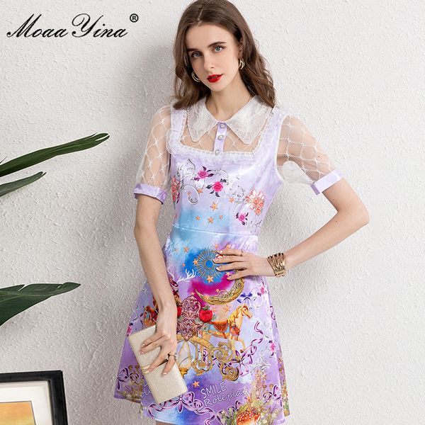 fashion designer summer violet floral short dress women's turn-down collar mesh sleeve print vintage mini 210524, Black;gray
fashion designer summer violet floral short dress women's turn-down collar mesh sleeve print vintage mini 210524, Black;gray