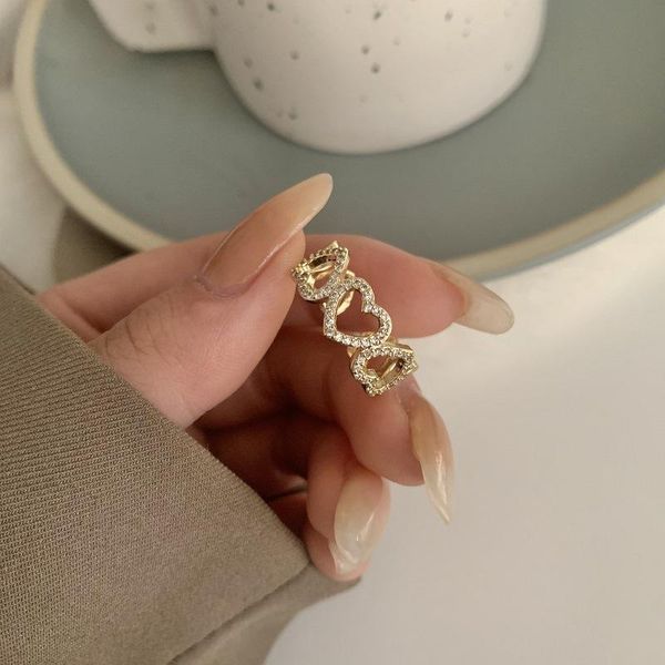 fashion gold color women wedding ring unique design hollow heart open wholesale party jewelry femme bijoux rings, Slivery;golden
fashion gold color women wedding ring unique design hollow heart open wholesale party jewelry femme bijoux rings, Slivery;golden