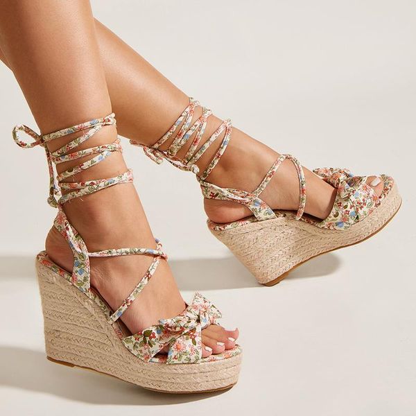 dress shoes ladies and sandals designer summer platform wedges ankle cross strap high heel flower print sendale femme, Black
dress shoes ladies and sandals designer summer platform wedges ankle cross strap high heel flower print sendale femme, Black