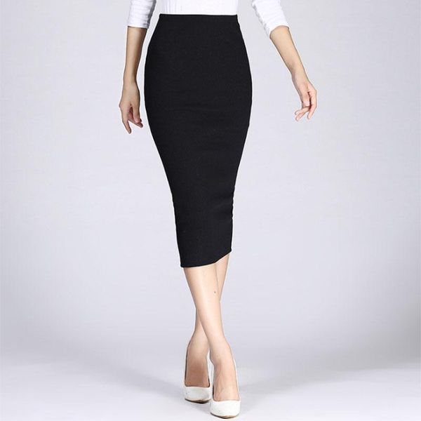 skirts autumn winter women pencil skirt high waist cotton solid color stretch elastic slim business ol split bodycon end, Black
skirts autumn winter women pencil skirt high waist cotton solid color stretch elastic slim business ol split bodycon end, Black