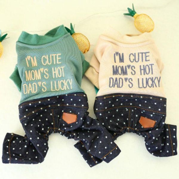 dog apparel fashion pet autumn winter warm costume small dogs letter printed jumpsuit 4-legged clothes
dog apparel fashion pet autumn winter warm costume small dogs letter printed jumpsuit 4-legged clothes