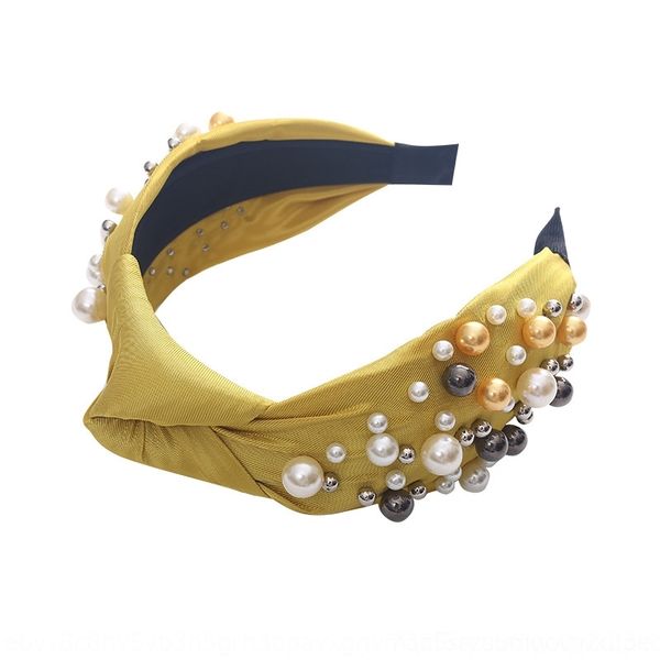 QqX fashion pearl korean pearl hairstyle women's temperament versatile headbands cloth hair bundle wide edge knot headband, Silver
QqX fashion pearl korean pearl hairstyle women's temperament versatile headbands cloth hair bundle wide edge knot headband, Silver