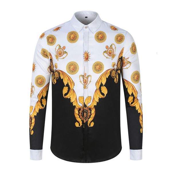 men's casual shirts 2021 mens clothing fancy long sleeve womens brand luxury royal baroque crown print hawaiin slim fit cam, White;black
men's casual shirts 2021 mens clothing fancy long sleeve womens brand luxury royal baroque crown print hawaiin slim fit cam, White;black