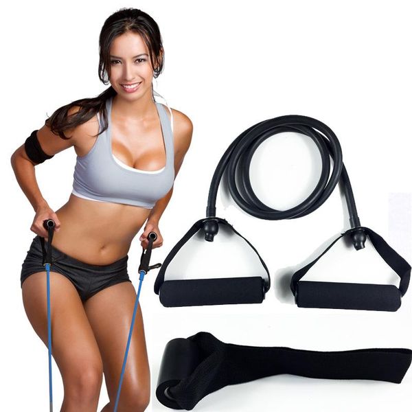 120cm yoga pull rope elastic resistance bands exercise tube practical training rubber tensile expander fitness crossfit workout
120cm yoga pull rope elastic resistance bands exercise tube practical training rubber tensile expander fitness crossfit workout