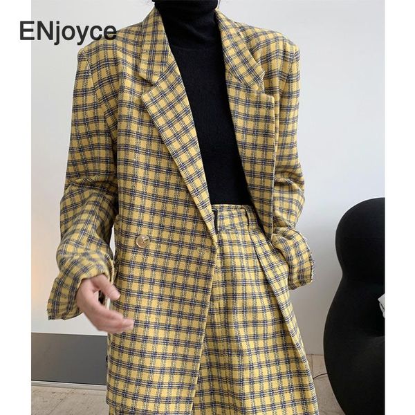 women's suits & blazers 2021 winter wool suit women retro plaid blazer oversized vintage coat female lattice wide shoulder japan haraju, White;black
women's suits & blazers 2021 winter wool suit women retro plaid blazer oversized vintage coat female lattice wide shoulder japan haraju, White;black
