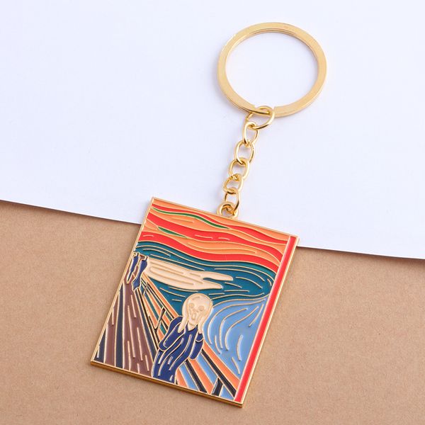 10pcrj the starry night keychain retro van gogh art painting pendant key ring car hanging bag jewelry accessories gift, Silver
10pcrj the starry night keychain retro van gogh art painting pendant key ring car hanging bag jewelry accessories gift, Silver