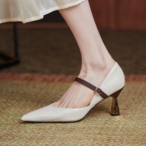 pointed toe thin heel stiletto soft genuine leather women heels shoes spring fashion leisure simple high dress, Black
pointed toe thin heel stiletto soft genuine leather women heels shoes spring fashion leisure simple high dress, Black