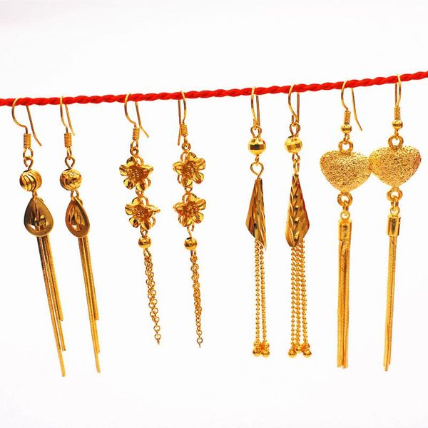 dangle & chandelier vintage dubai 24k gold earrings 2021 design women's color wedding tassel brincos jewelry, Silver
dangle & chandelier vintage dubai 24k gold earrings 2021 design women's color wedding tassel brincos jewelry, Silver