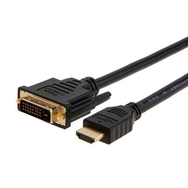 cablecreation 16feet/5m male to dvi(24+1) cable, gold plated hdtv dvi support 1080p,3d, 1.5m / black video cables & connectors
cablecreation 16feet/5m male to dvi(24+1) cable, gold plated hdtv dvi support 1080p,3d, 1.5m / black video cables & connectors