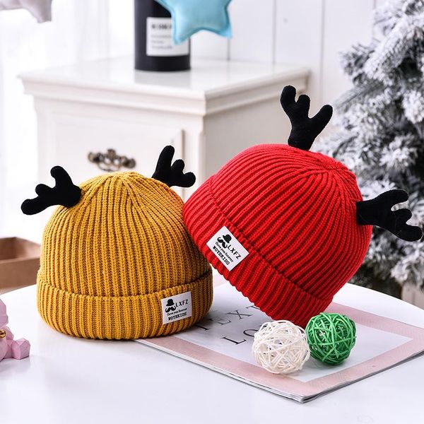 caps & hats baby woolen hat knitted autumn and winter children thickened 0-3 years old cute antler gorros para gorras, Yellow
caps & hats baby woolen hat knitted autumn and winter children thickened 0-3 years old cute antler gorros para gorras, Yellow