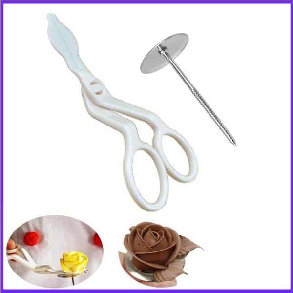 2pcs/set stainless steel cake flower needle and plastic scissor baking decorating tools nails fondant decor flowers lifter & pastry
2pcs/set stainless steel cake flower needle and plastic scissor baking decorating tools nails fondant decor flowers lifter & pastry