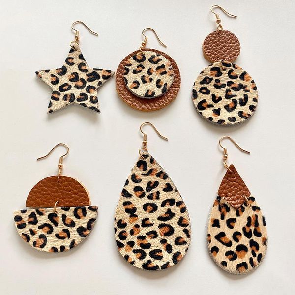 dangle & chandelier leopard genuine leather earrings for women horse hair geometric round star fashion jewelry gift, Silver
dangle & chandelier leopard genuine leather earrings for women horse hair geometric round star fashion jewelry gift, Silver