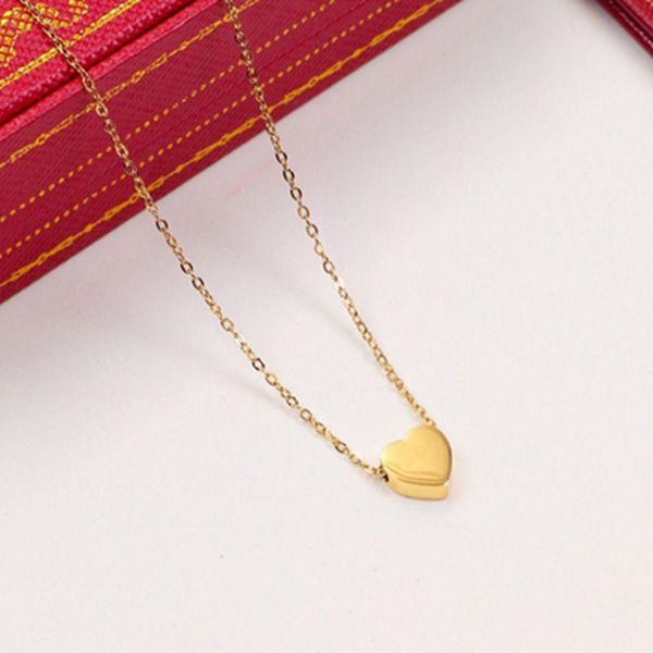 pendant necklaces classic design cute heart necklace for women girls ladies colliers 316l titanium steel gift jewelry, Silver
pendant necklaces classic design cute heart necklace for women girls ladies colliers 316l titanium steel gift jewelry, Silver