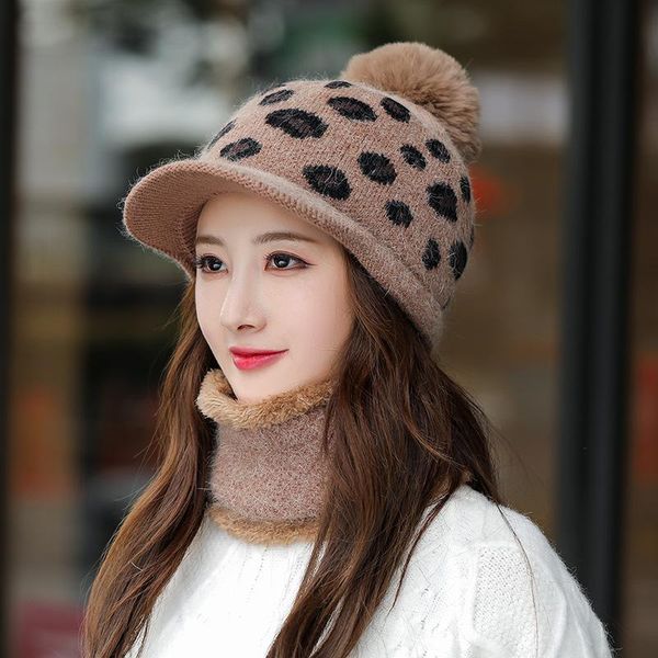 beanies women's velvet wool hats scarf sets fashion leopard hair ball knit caps female outdoor cycling windproof beanie skullies hat
beanies women's velvet wool hats scarf sets fashion leopard hair ball knit caps female outdoor cycling windproof beanie skullies hat