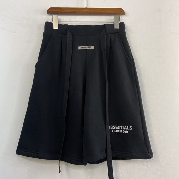 high version fog feel god season 6 casual kendo drawstring reflective streamer shorts, Black
high version fog feel god season 6 casual kendo drawstring reflective streamer shorts, Black