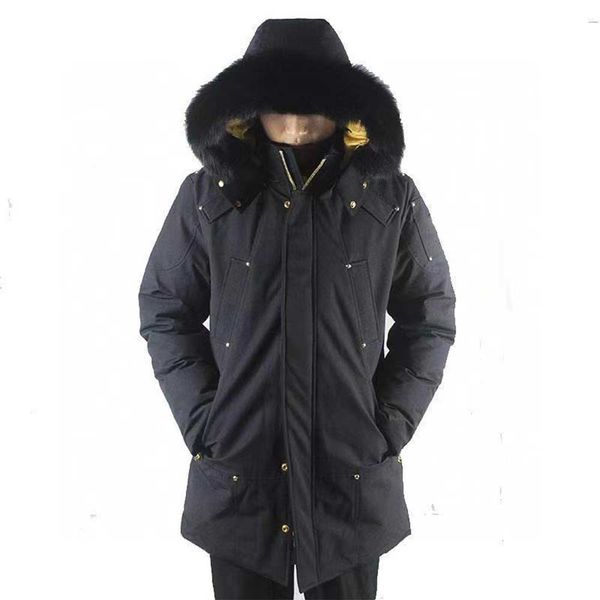 winter outdoor leisure sports long down jacket white duck windproof parker big fur collar coat moose warm coats hooded jackets canada stylis, Black
winter outdoor leisure sports long down jacket white duck windproof parker big fur collar coat moose warm coats hooded jackets canada stylis, Black