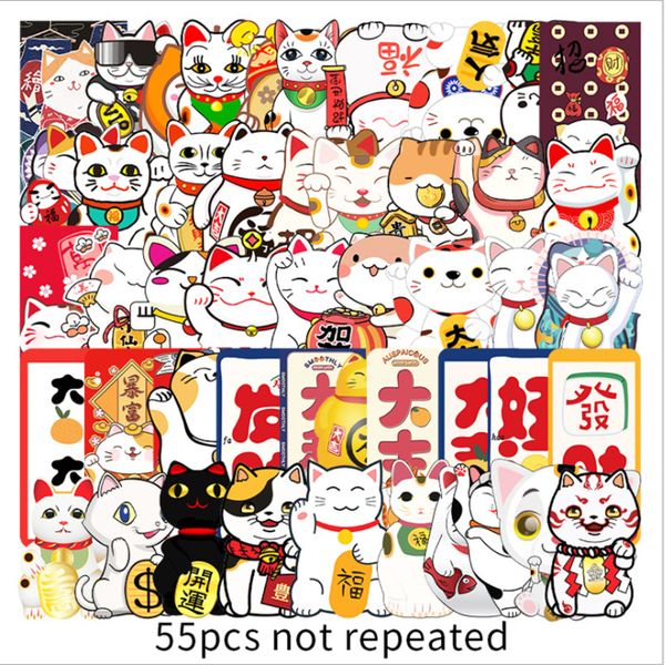 55 lucky cat graffiti waterproof skateboard travel suitcase phone lapluggage stickers cute kids girl toys
55 lucky cat graffiti waterproof skateboard travel suitcase phone lapluggage stickers cute kids girl toys
