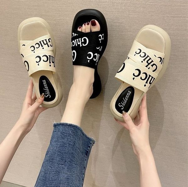 wholesale net red cool slippers women's summer wear fashion sports one line thick soled beach in 2021 luxurysss designersss shoes yw, Black
wholesale net red cool slippers women's summer wear fashion sports one line thick soled beach in 2021 luxurysss designersss shoes yw, Black
