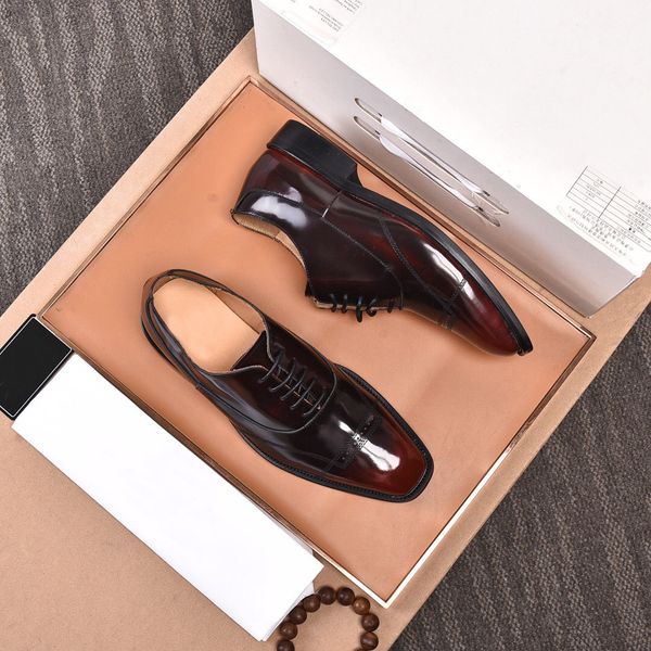 men's classic business genuine leather shoes men brand designer fashion wedding party dress shoes breathable casual loafers size 38-45, Black
men's classic business genuine leather shoes men brand designer fashion wedding party dress shoes breathable casual loafers size 38-45, Black