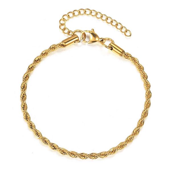 adjustable stainless steel twisted rope link chain bracelets for men women 2-6mm gold silver color wholesale kb682a, Golden;silver
adjustable stainless steel twisted rope link chain bracelets for men women 2-6mm gold silver color wholesale kb682a, Golden;silver