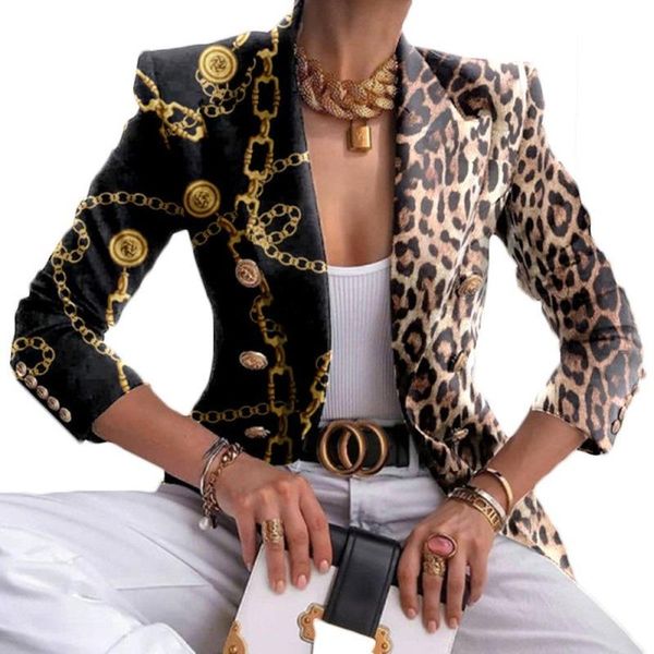women's suits & blazers fashion blazer autumn and winter print konishi slim short double-breasted blouse jacket coat clothes, White;black
women's suits & blazers fashion blazer autumn and winter print konishi slim short double-breasted blouse jacket coat clothes, White;black