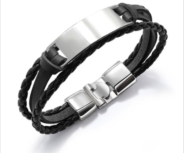 hand-woven multi-layered men's bracelets creative ethnic style simple leather retro student jewelry charm, Golden;silver
hand-woven multi-layered men's bracelets creative ethnic style simple leather retro student jewelry charm, Golden;silver