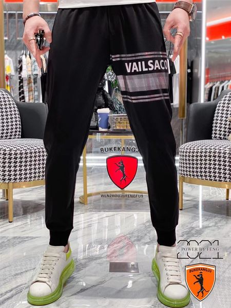 pant spring and autumn european goods individual letter print thin small versatile body trou, Black
pant spring and autumn european goods individual letter print thin small versatile body trou, Black