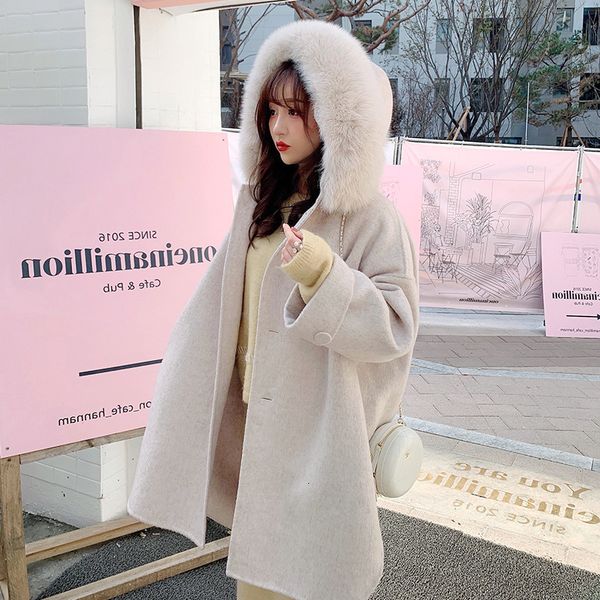 women's jackets the korean version of the double-sided - wool coat with hoodie solid colored jackets for female casual overcoats, Black;brown
women's jackets the korean version of the double-sided - wool coat with hoodie solid colored jackets for female casual overcoats, Black;brown