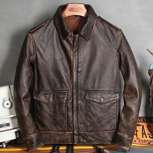 men's leather & faux 2021 vintage brown skulls pattern genuine jacket men plus size 4xl real cowhide natural autumn slim fit biker coat, Black
men's leather & faux 2021 vintage brown skulls pattern genuine jacket men plus size 4xl real cowhide natural autumn slim fit biker coat, Black