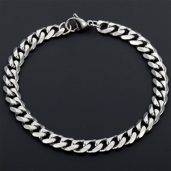 link, chain bracelet men cuban link braclet on hand stainless steel male accessories bracelets hip hop rock jewelry, Black
link, chain bracelet men cuban link braclet on hand stainless steel male accessories bracelets hip hop rock jewelry, Black