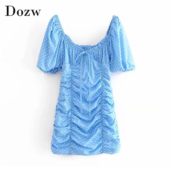 women polka dot print bodycon dresses puff short sleeve mini bow tie sheath party summer robe femme 210515, Black;gray
women polka dot print bodycon dresses puff short sleeve mini bow tie sheath party summer robe femme 210515, Black;gray