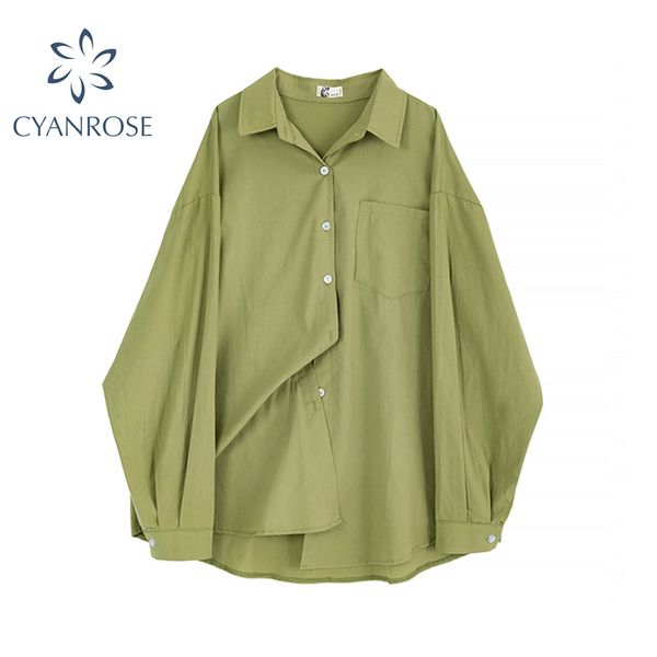 solid blouse women autumn korean style vintage casual loose long sleeve turn-down collar women shirts and blouses 210417, White
solid blouse women autumn korean style vintage casual loose long sleeve turn-down collar women shirts and blouses 210417, White