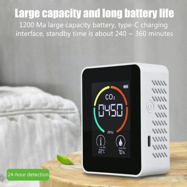smart home control 3 in 1 carbon dioxide concentration detection thermometer portable temperature meter digital test sensor hygrometer humid
smart home control 3 in 1 carbon dioxide concentration detection thermometer portable temperature meter digital test sensor hygrometer humid