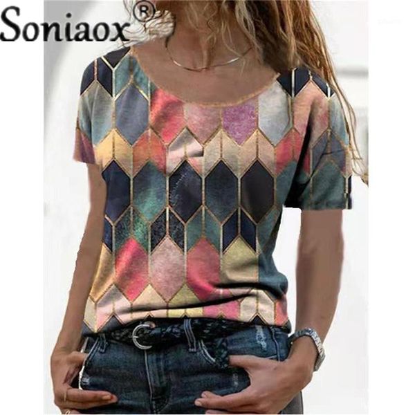 women geometric patterns prints tank elegant sleeveless casual streetwear club female summer round-neck loose t-shirts women's t-shirt, White
women geometric patterns prints tank elegant sleeveless casual streetwear club female summer round-neck loose t-shirts women's t-shirt, White