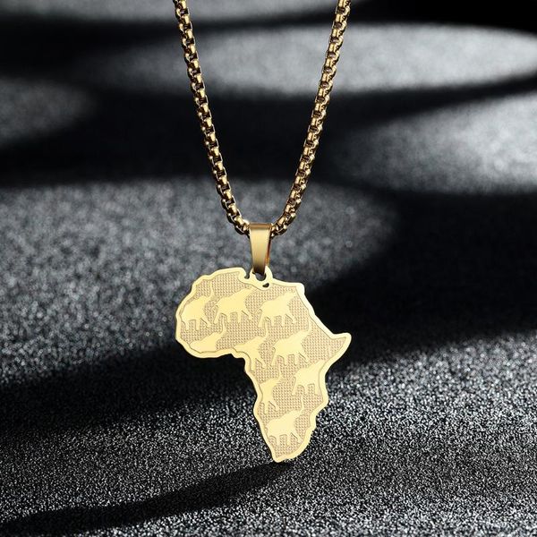 pendant necklaces chengxun africa map african elephant necklace for women men stainless steel charm talisman disc jewelry gift, Silver
pendant necklaces chengxun africa map african elephant necklace for women men stainless steel charm talisman disc jewelry gift, Silver