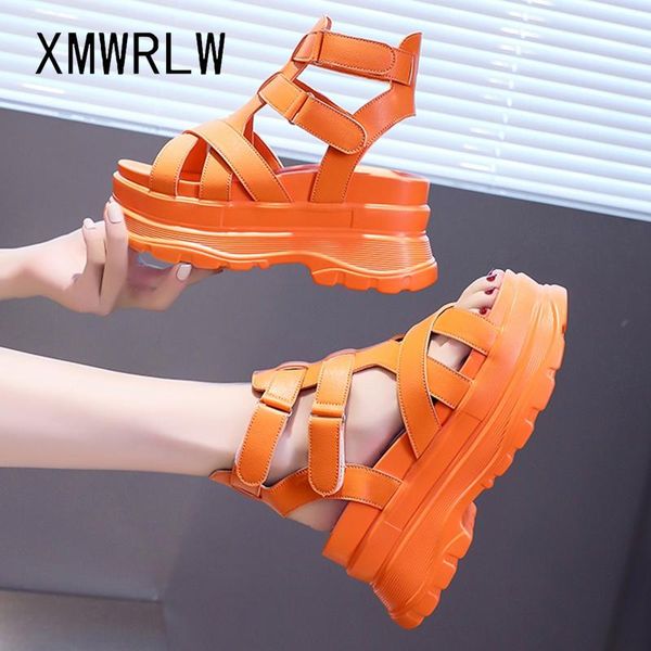 sandals xmwrlw women's summer pu leather casual high heels female shoes rubber sole women wedges sandal, Black
sandals xmwrlw women's summer pu leather casual high heels female shoes rubber sole women wedges sandal, Black