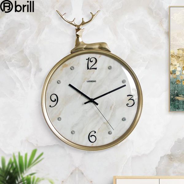 gold luxury wall clock metal modern design large clocks home decor bedroom living room decoration antique deer
gold luxury wall clock metal modern design large clocks home decor bedroom living room decoration antique deer