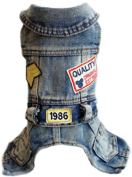 Four Legs Patch Jeans Puppy Pet Clothing Dog Apparel For Dogs Cool Spring Jumpsuit Jacket Denim Overalls Leisure Style Sweatshirt Blue, As follows
Four Legs Patch Jeans Puppy Pet Clothing Dog Apparel For Dogs Cool Spring Jumpsuit Jacket Denim Overalls Leisure Style Sweatshirt Blue, As follows