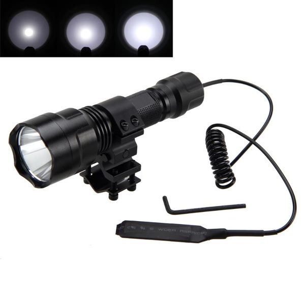 tactical flashlights torch 3800lm xml t6 led camping hunting light + mount +pressure switch+battery+charger torches
tactical flashlights torch 3800lm xml t6 led camping hunting light + mount +pressure switch+battery+charger torches