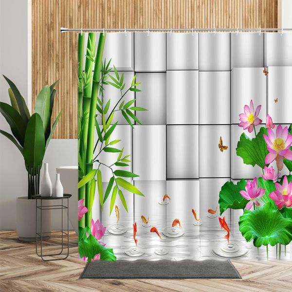 green bamboo pink lotus bathroom shower curtain flower butterfly fish water wave bathtub decor chinese creative bath set curtains
green bamboo pink lotus bathroom shower curtain flower butterfly fish water wave bathtub decor chinese creative bath set curtains