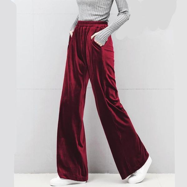 plus size winter velvet trousers womens pants korean fashion autunm high waist streewear velour black brown gray  6xl 7xl, Black;white 
plus size winter velvet trousers womens pants korean fashion autunm high waist streewear velour black brown gray  6xl 7xl, Black;white