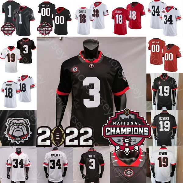 2022 college uga georgia bulldogs football jersey george pickens herschel walker zamir white jt daniels brock bowers stetson bennett iv tind, Black;red
2022 college uga georgia bulldogs football jersey george pickens herschel walker zamir white jt daniels brock bowers stetson bennett iv tind, Black;red
