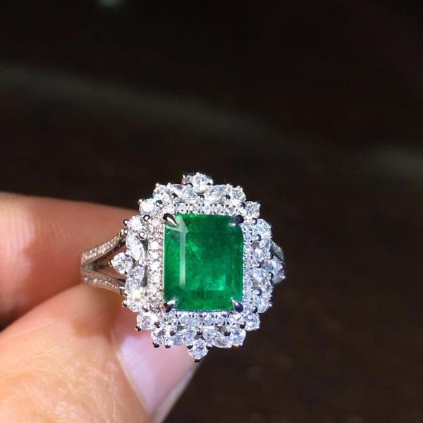 cluster rings p324 emerald ring fine jewelry solid 18k gold 100% natural 1.74ct gemstones female wedding for women, Golden;silver
cluster rings p324 emerald ring fine jewelry solid 18k gold 100% natural 1.74ct gemstones female wedding for women, Golden;silver
