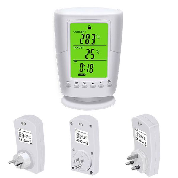lcd home thermostat programmable wireless socket smart temperature control heating thermoregulator
lcd home thermostat programmable wireless socket smart temperature control heating thermoregulator