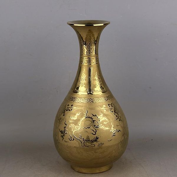 jingdezhen ming dynasty xuande year mark gilded gold dragon pattern vase antique ornament collection vases
jingdezhen ming dynasty xuande year mark gilded gold dragon pattern vase antique ornament collection vases