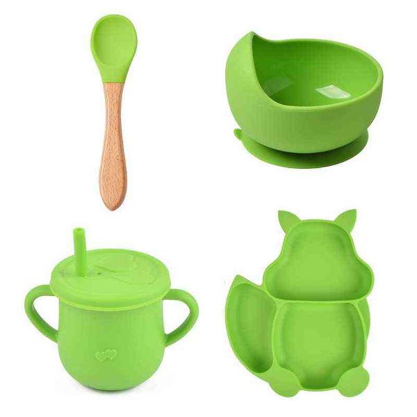 gxmb 4 pcs baby silicone squirrel divided dinner plate sucker bowl spoon straw cup set training feeding food utensil dishes kit g1210
gxmb 4 pcs baby silicone squirrel divided dinner plate sucker bowl spoon straw cup set training feeding food utensil dishes kit g1210